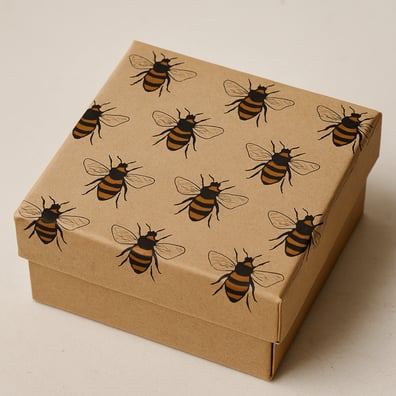 A box with bee cover small box-1